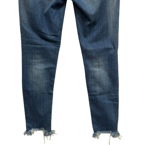 Judy Blue Straight Fit Distressed Stretch Denim Jeans Size 28 - Picture 6 of 9